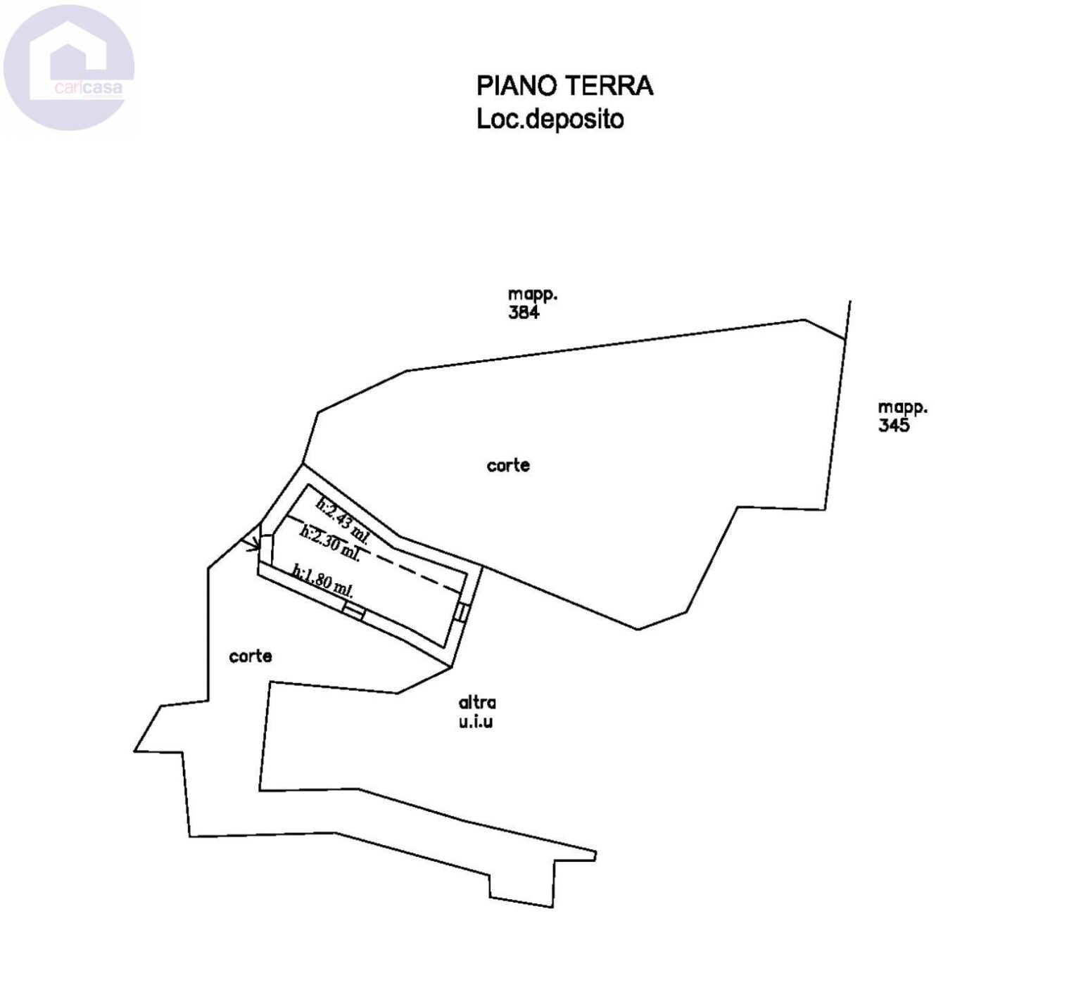 Planimetria immobile 2 - CPM-1886