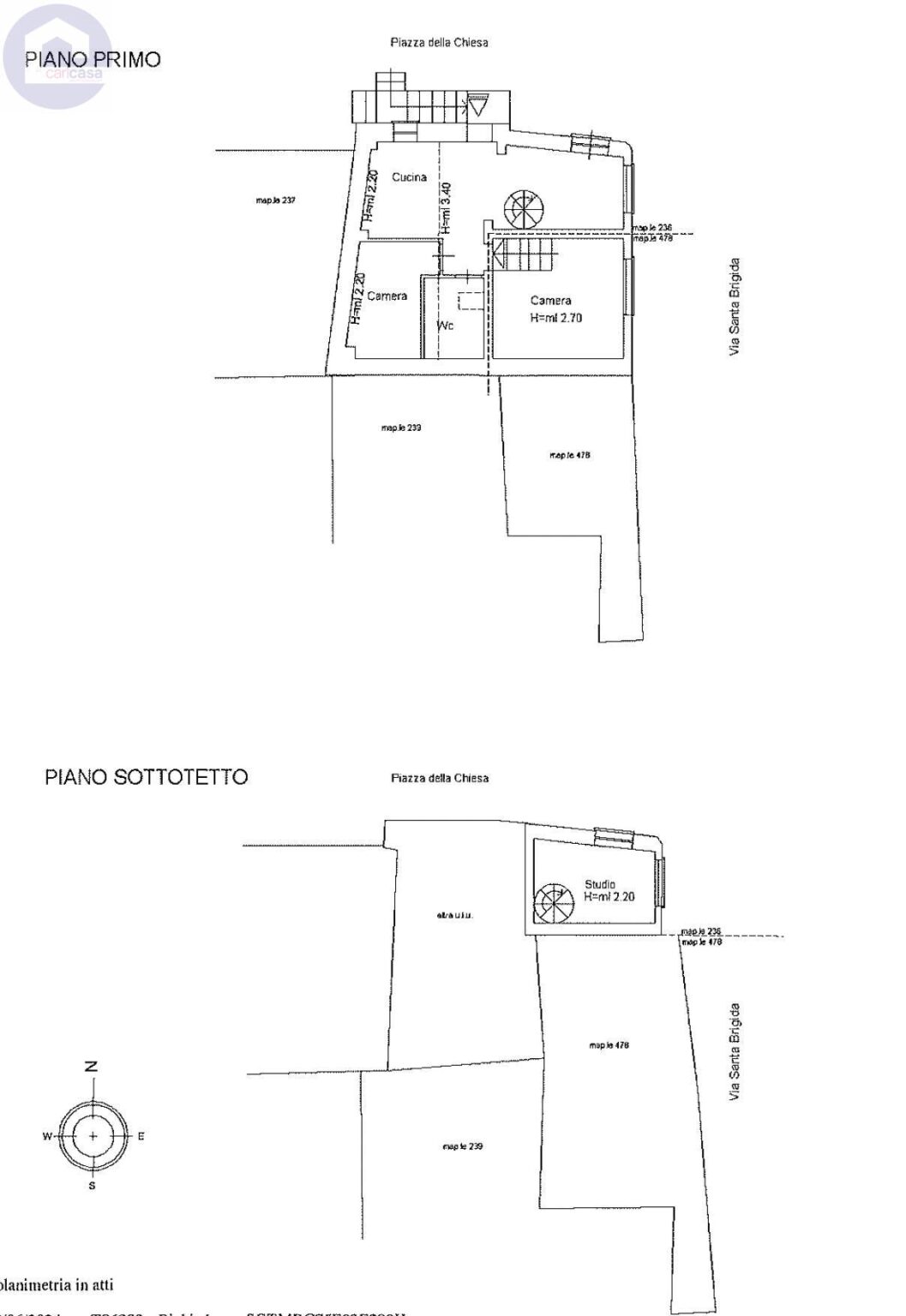 Planimetria immobile 1 - CPM-1887