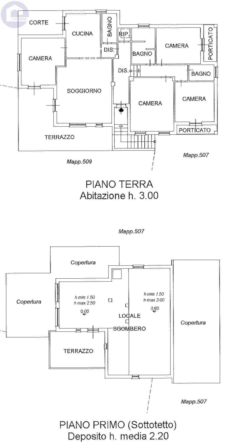 Planimetria immobile 1 - CPM-1899