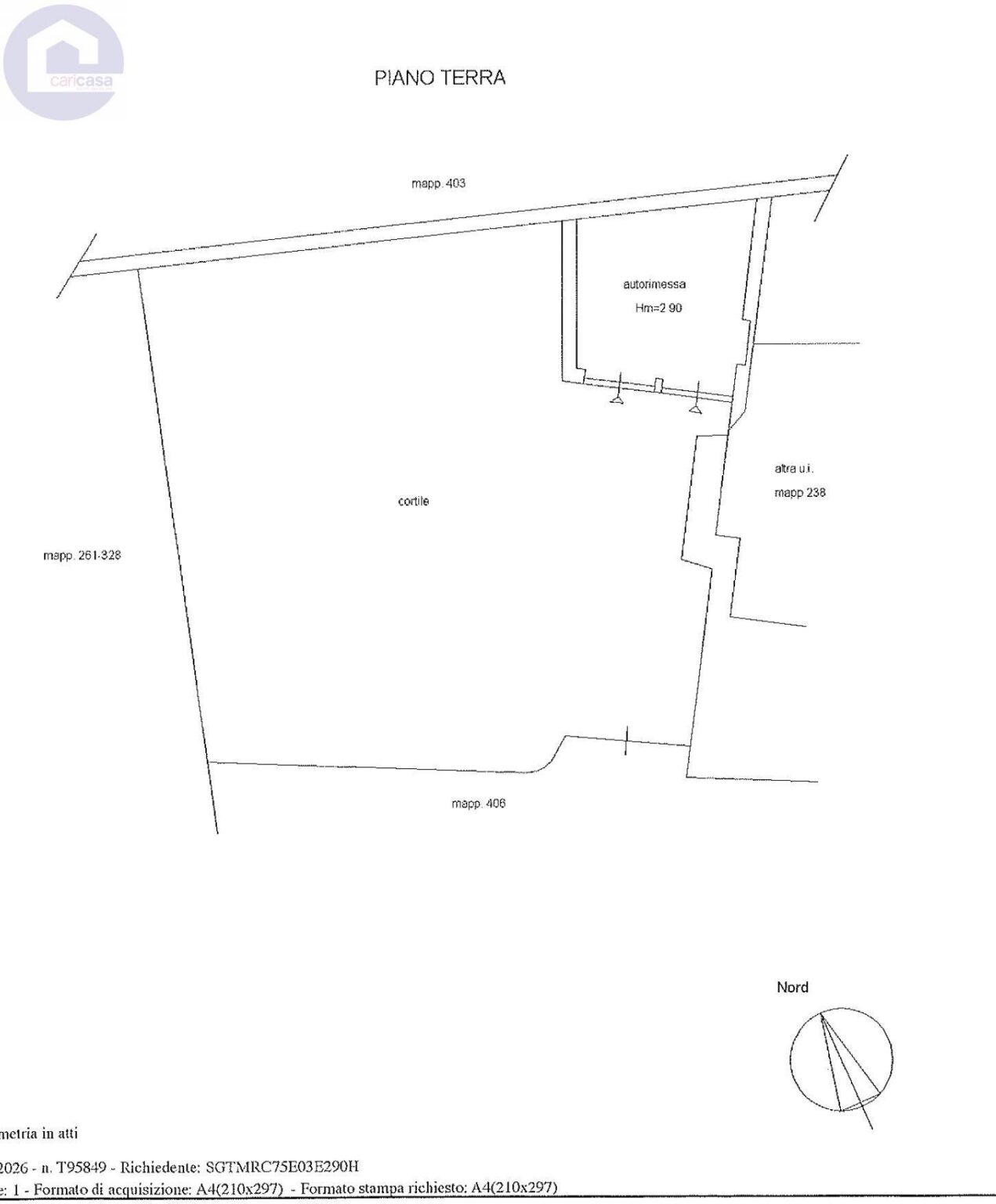 Planimetria immobile 2 - CSL-1902