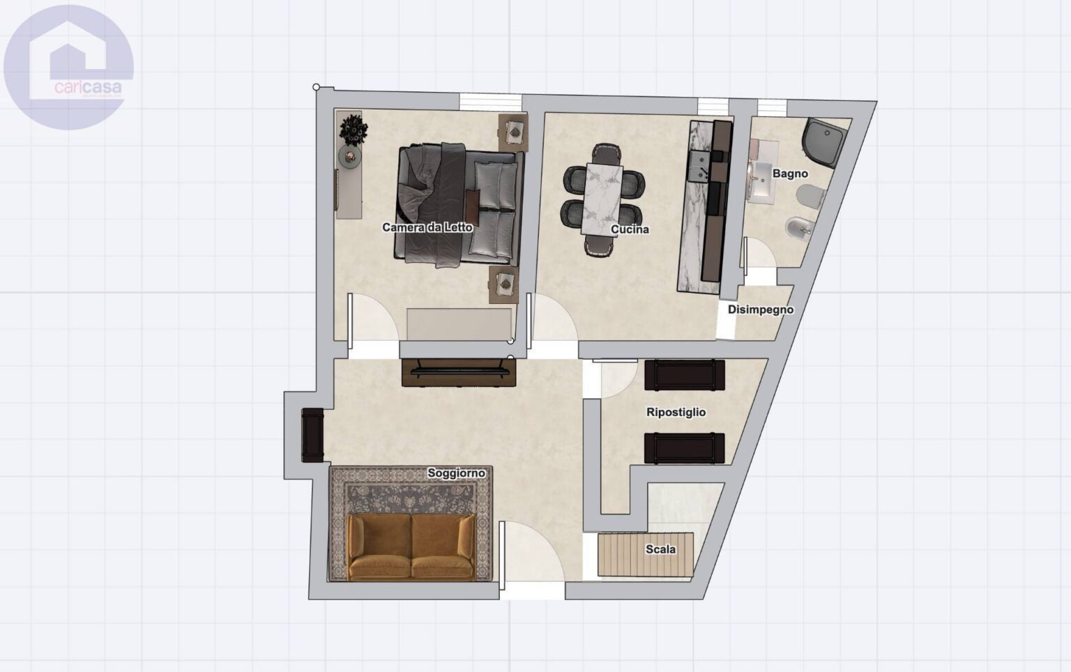 Planimetria immobile 1 - CPM-1996
