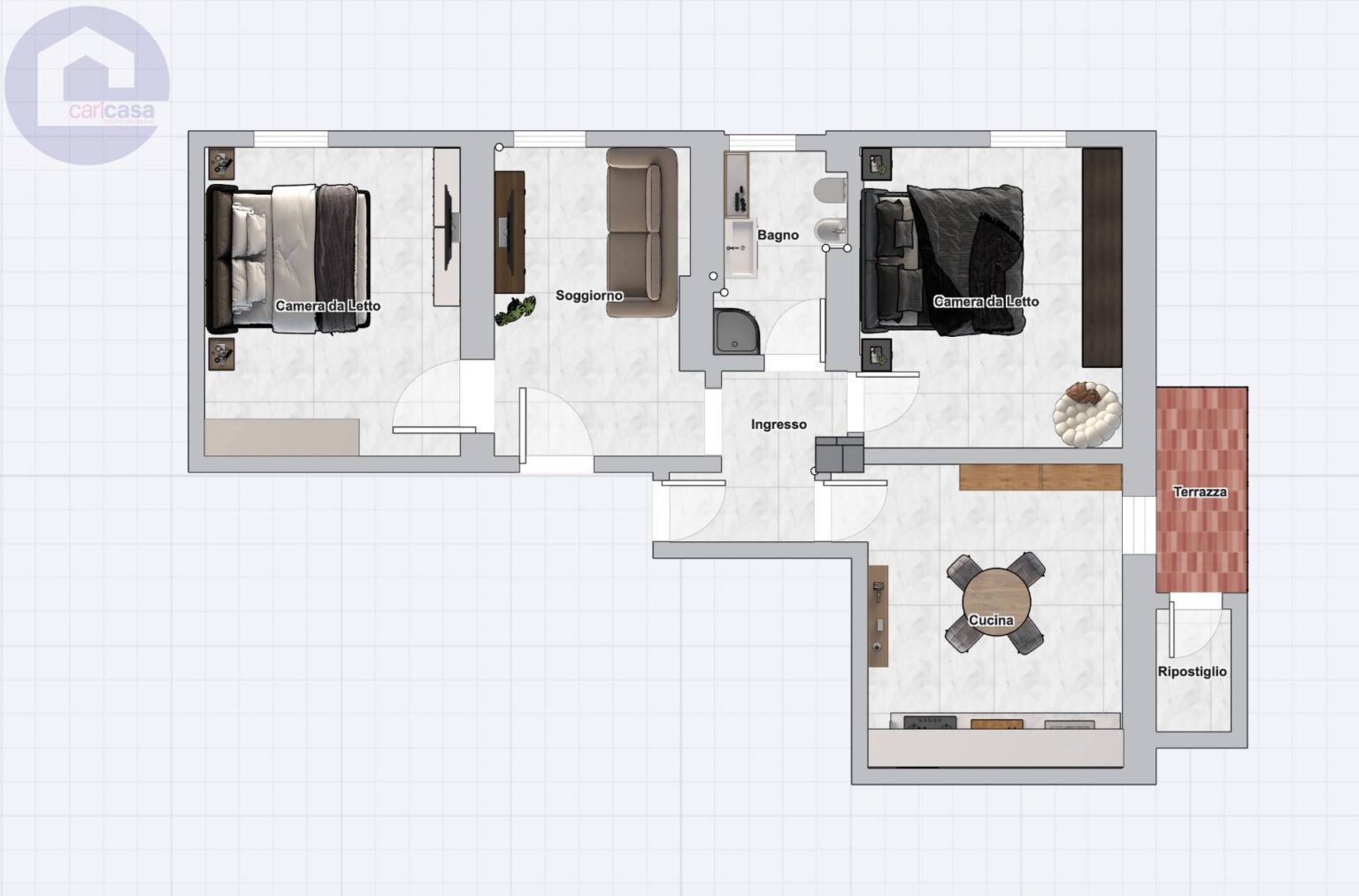 Planimetria immobile 1 - CPM-1997
